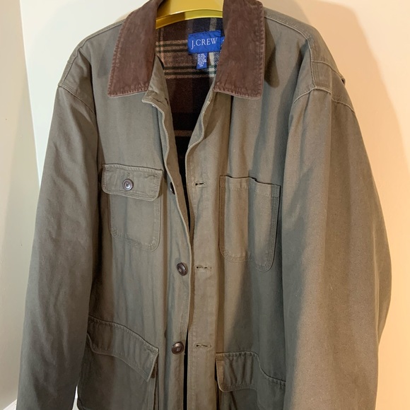 j crew canvas jacket